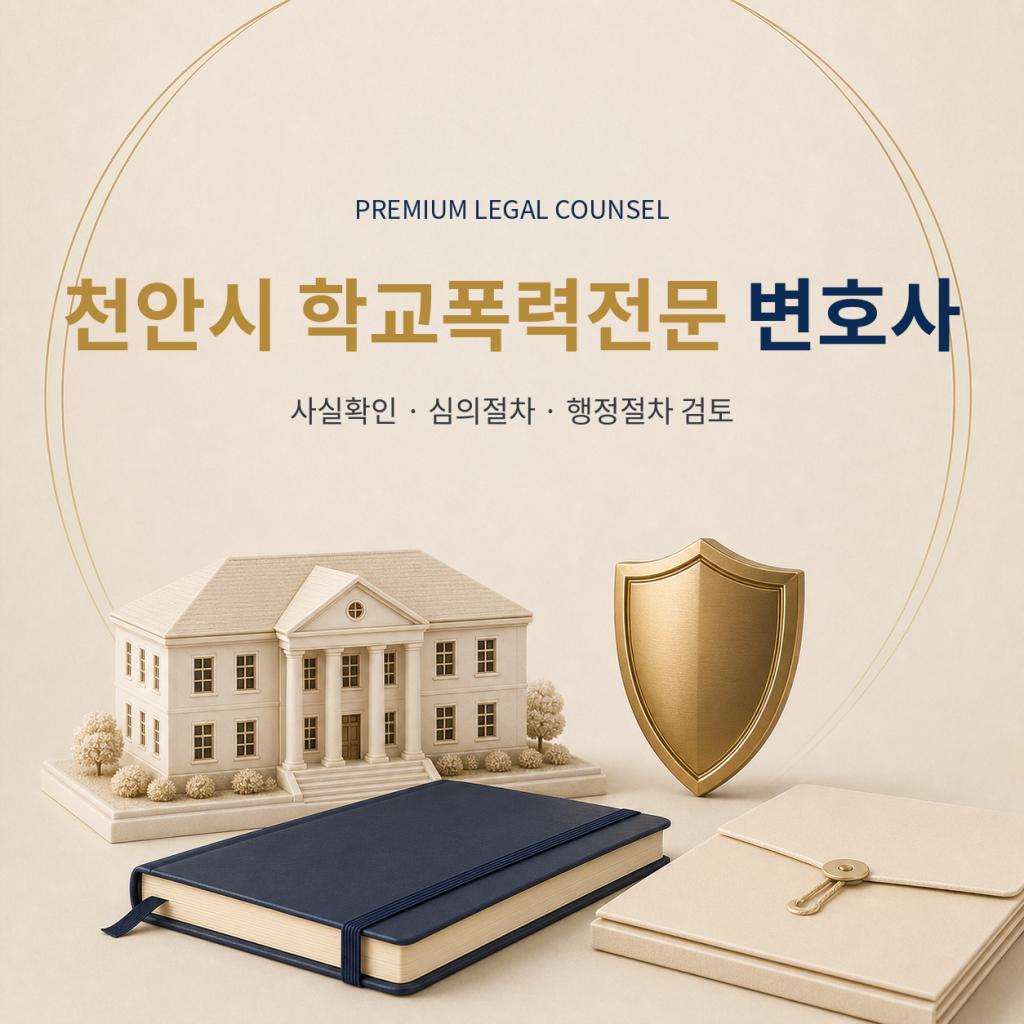 천안시 학교폭력전문 변호사